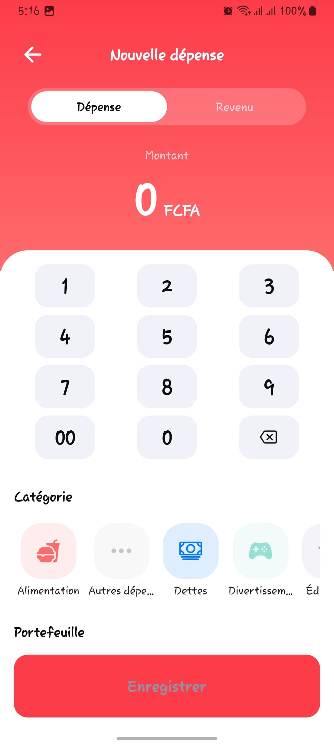 Expense Tracker - Statistiques