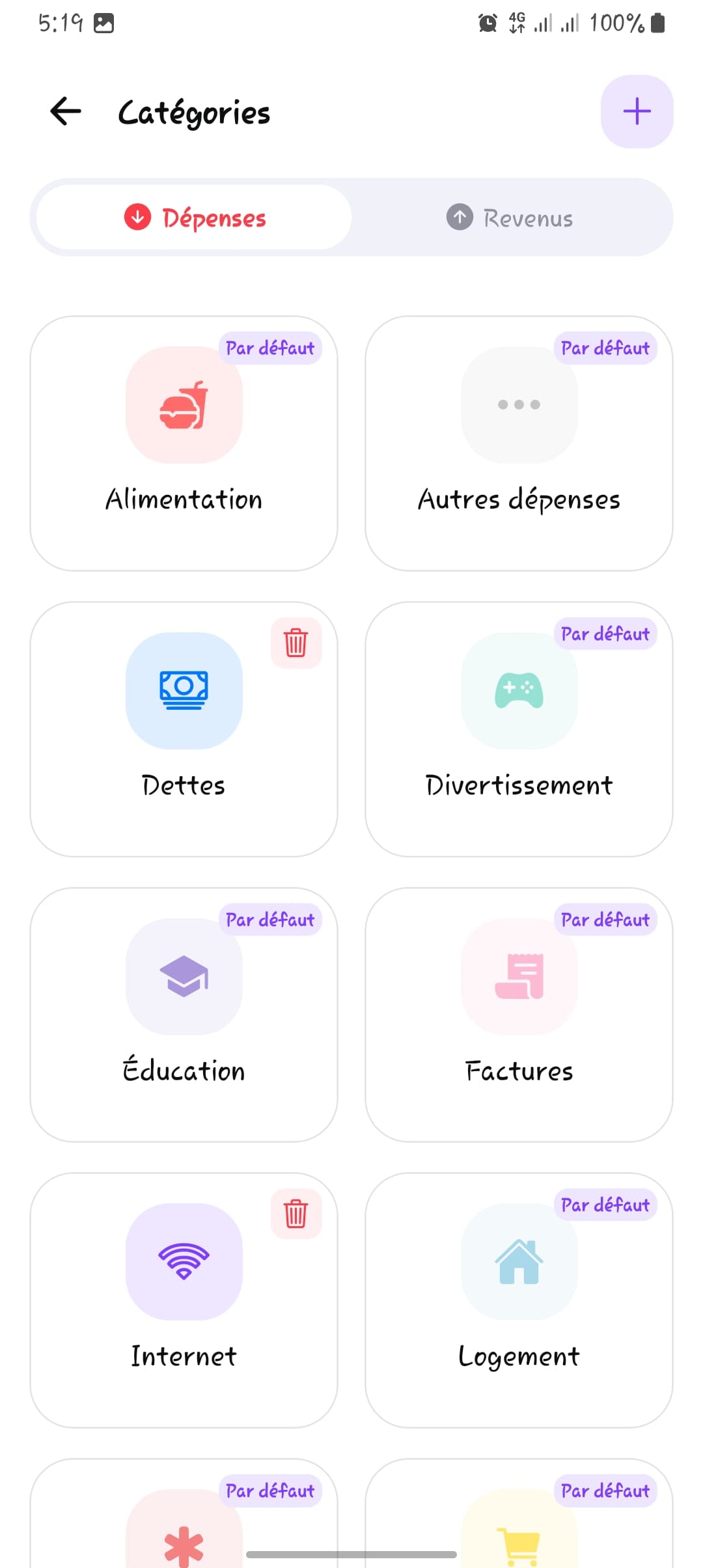 Expense Tracker - Transactions